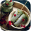 Green ice cream
