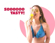 Girl with ice-cream